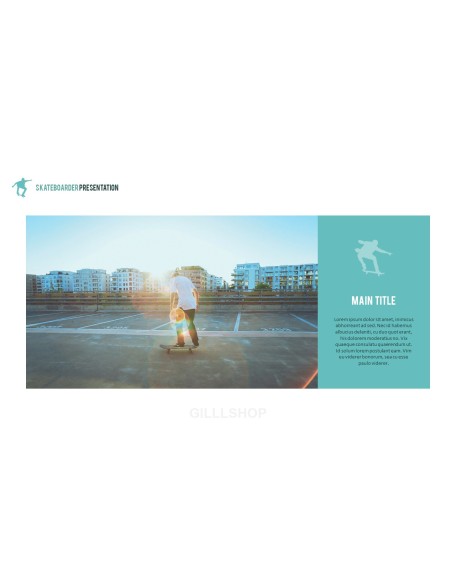 Skateboarder Theme PPT Templates