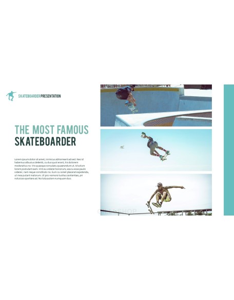 Skateboarder Theme PPT Templates