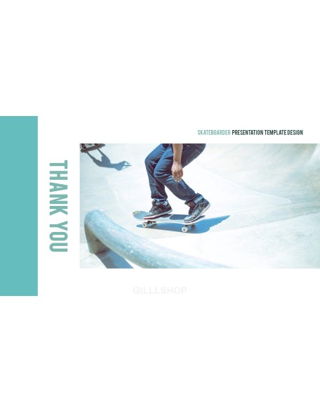 Skateboarder Theme PPT Templates