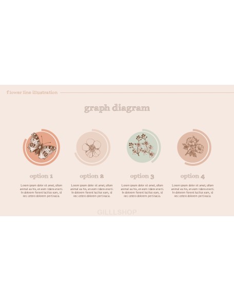 Flower Illustration premium PowerPoint Templates