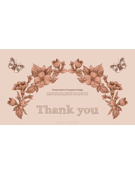 Flower Illustration premium PowerPoint Templates