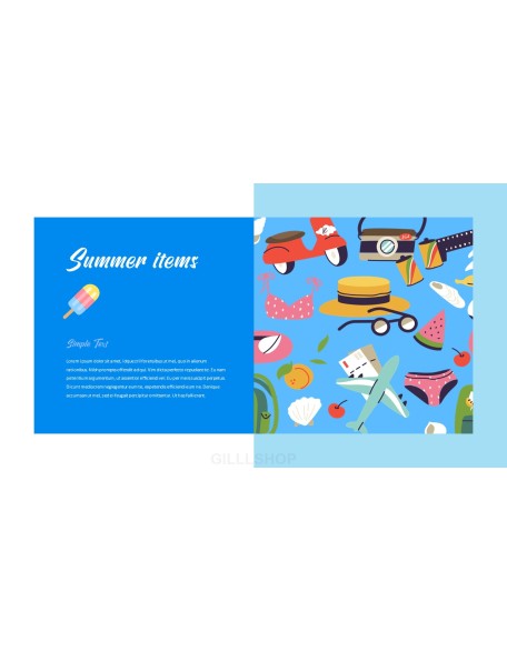 Summer Illustration Business Presentation PPT