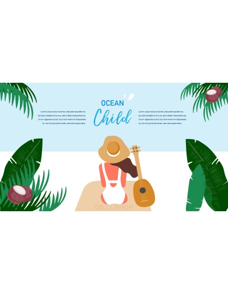 Summer Illustration Business Presentation PPT