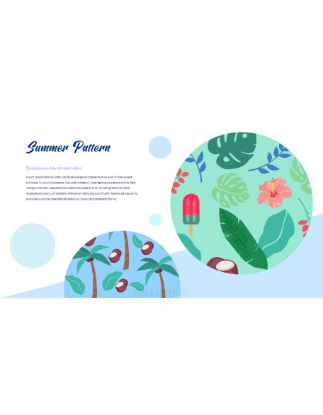 Summer Illustration Business Presentation PPT