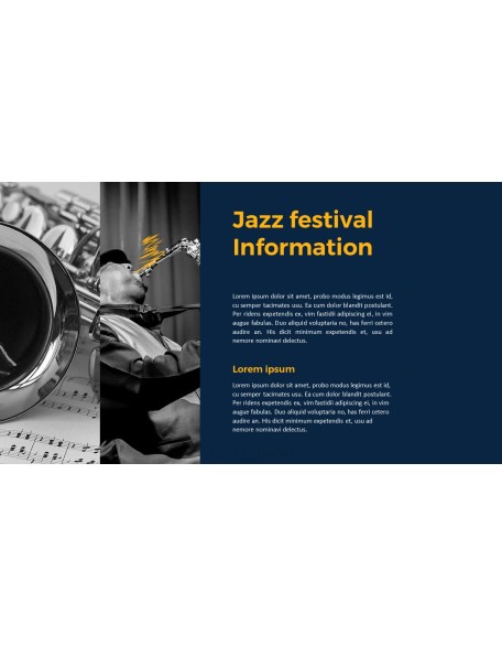 Jazz Festival Theme PT Templates