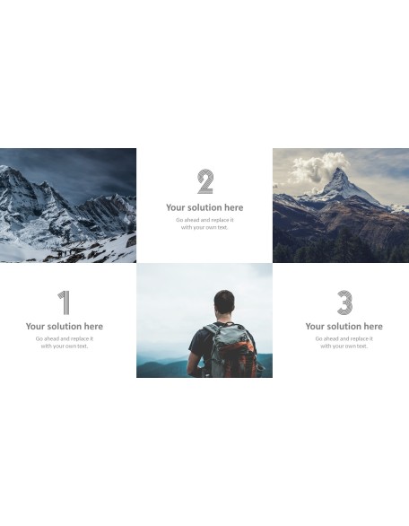 Mountain climbing PPT Templates