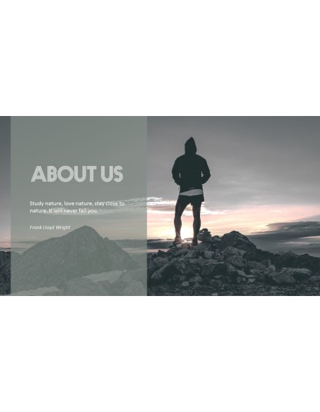 Mountain climbing PPT Templates