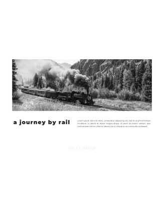 Train photo portfolio Presentations PPT