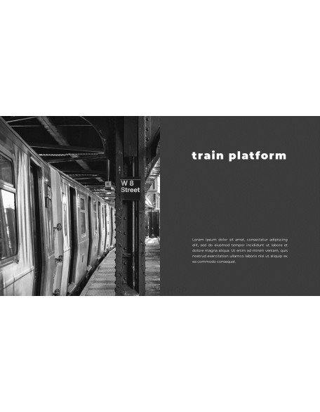 Train photo portfolio Presentations PPT