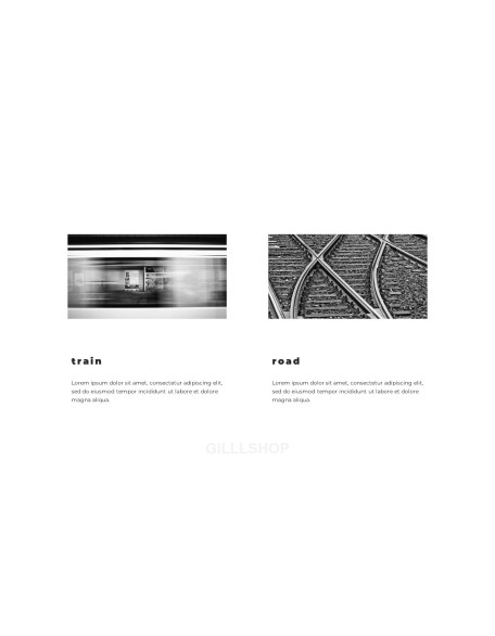 Train photo portfolio Presentations PPT