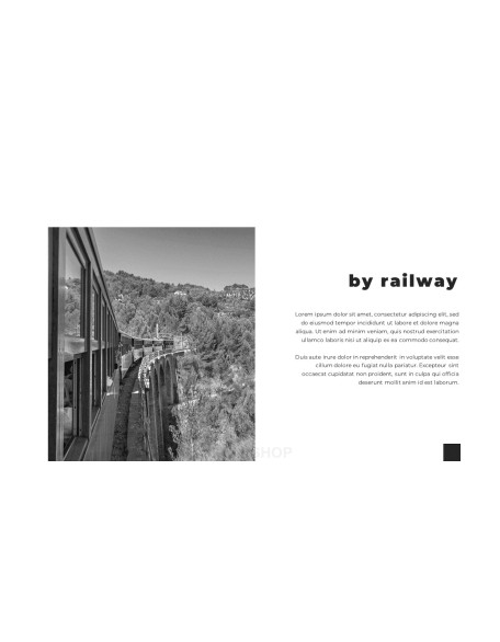 Train photo portfolio Presentations PPT