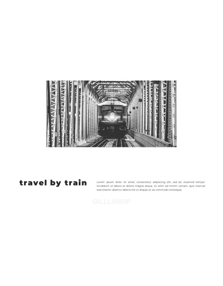 Train photo portfolio Presentations PPT