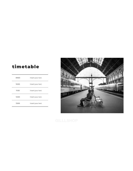 Train photo portfolio Presentations PPT