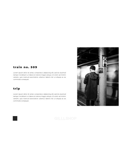 Train photo portfolio Presentations PPT