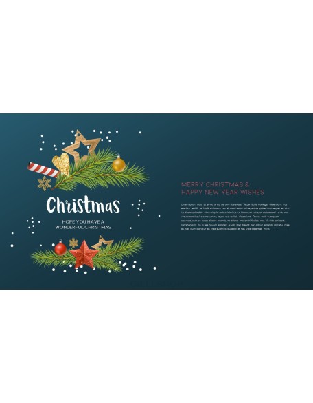 Hope you have a wonderful christmas Modern PPT Templates