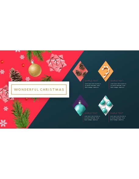 Hope you have a wonderful christmas Modern PPT Templates