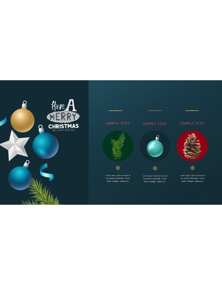 Hope you have a wonderful christmas Modern PPT Templates