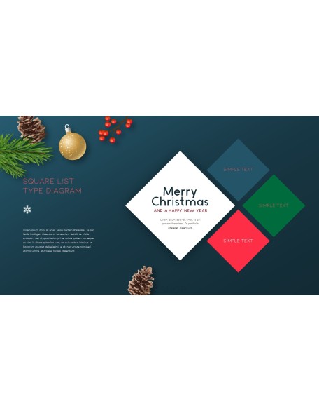 Hope you have a wonderful christmas Modern PPT Templates