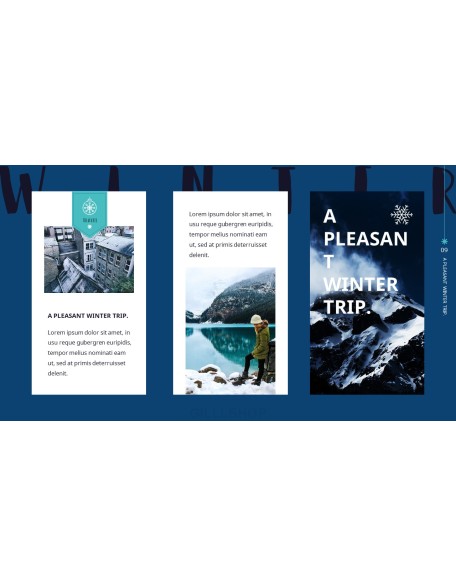 Winter Travel Presentations PPT