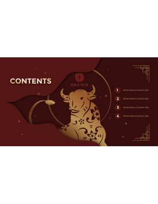 2021 Year of the OX Interactive PowerPoint Examples