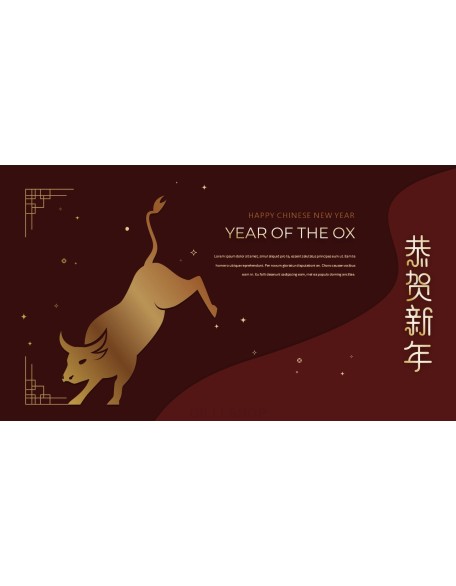 2021 Year of the OX Interactive PowerPoint Examples