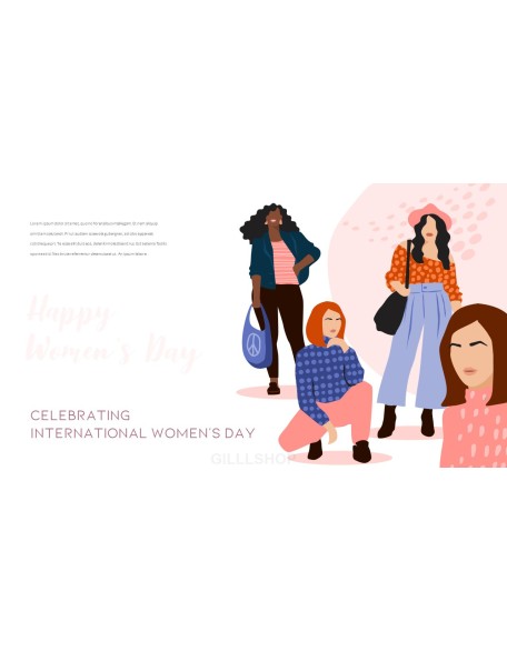 International Womens Day Modern PPT Templates