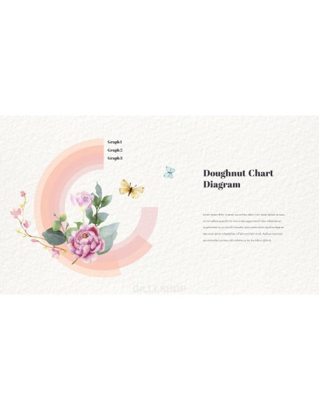 Watercolor Flower Illustration Easy PowerPoint Design