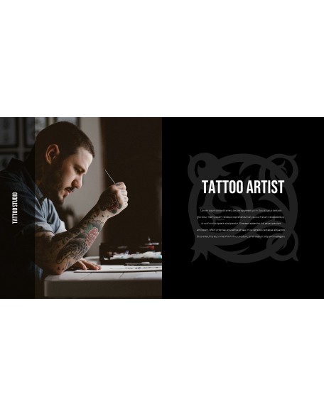 Tattoo Studio Best PPT Slides