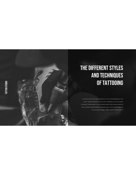 Tattoo Studio Best PPT Slides