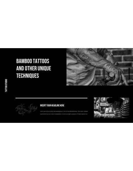 Tattoo Studio Best PPT Slides