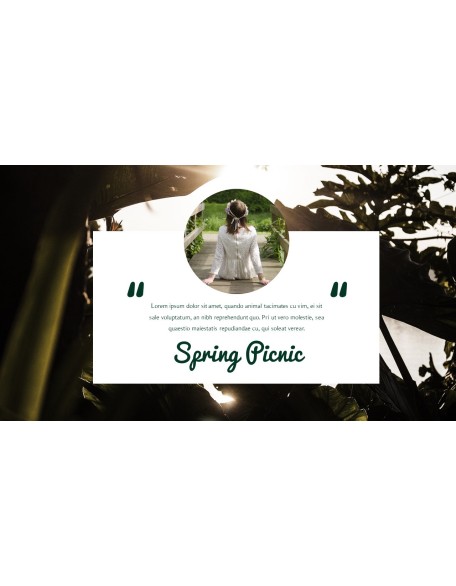 Spring Song Business Presentation Examples