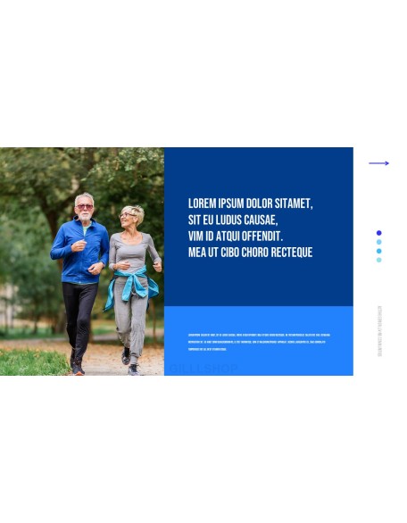 Active Senior Life powerpoint template download