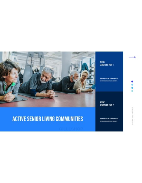 Active Senior Life powerpoint template download