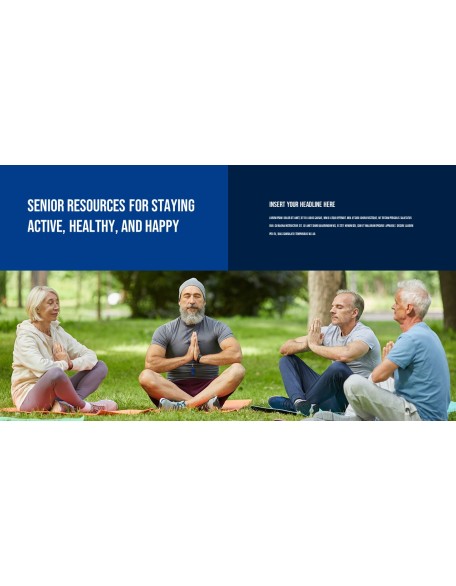 Active Senior Life powerpoint template download