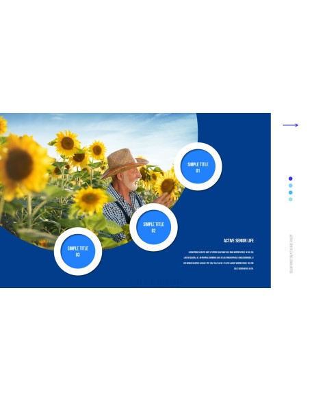 Active Senior Life powerpoint template download