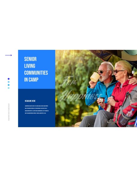 Active Senior Life powerpoint template download