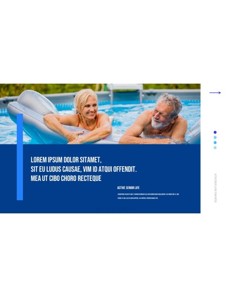 Active Senior Life powerpoint template download