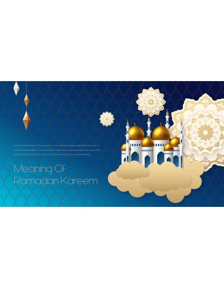 Ramadan Kareem Presentation PowerPoint Templates Design