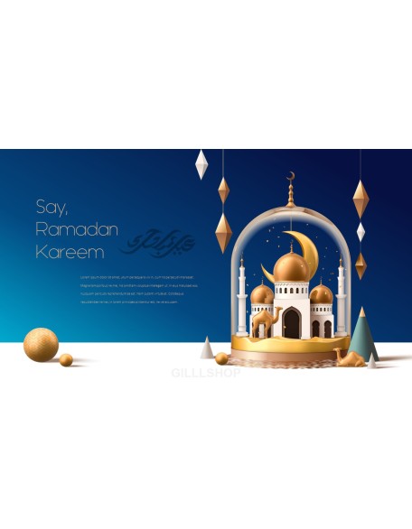 Ramadan Kareem Presentation PowerPoint Templates Design