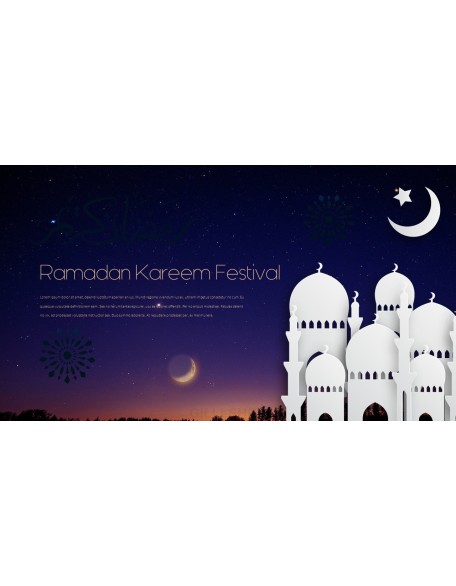 Ramadan Kareem Presentation PowerPoint Templates Design