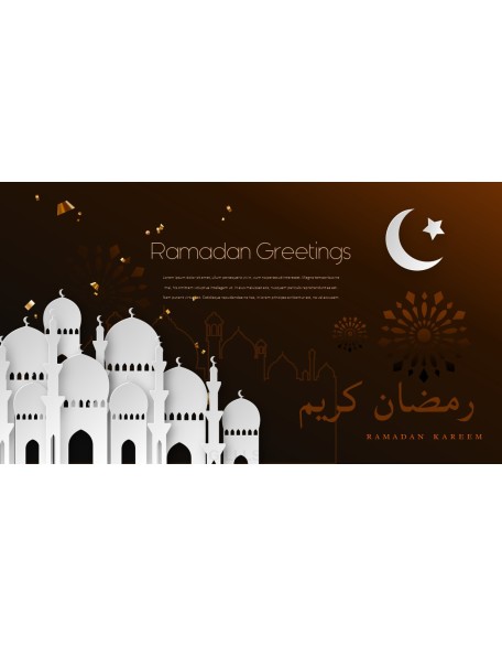 Ramadan Kareem Presentation PowerPoint Templates Design