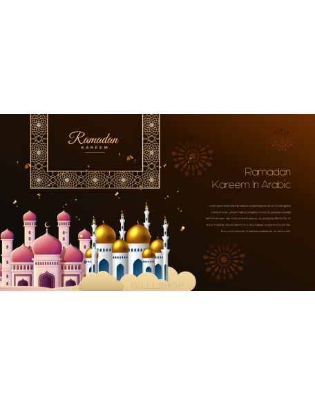 Ramadan Kareem Presentation PowerPoint Templates Design