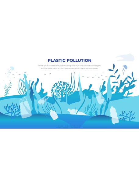 Stop Ocean Plastic Pollution PowerPoint Theme