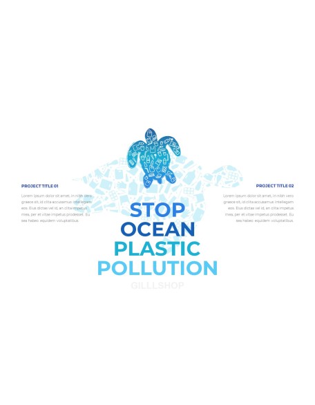 Stop Ocean Plastic Pollution PowerPoint Theme