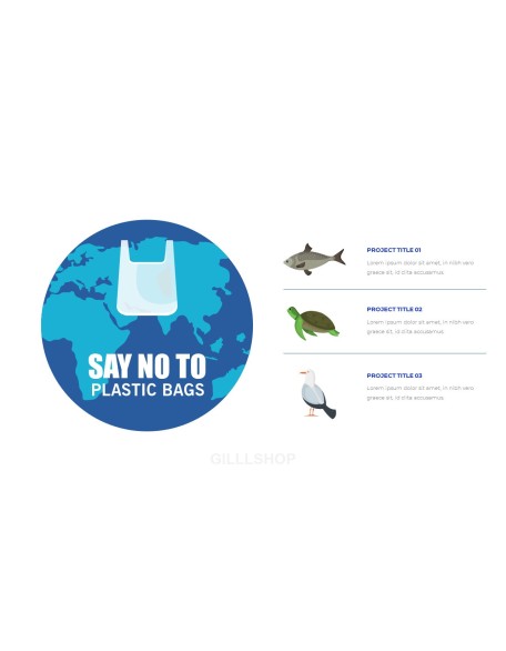 Stop Ocean Plastic Pollution PowerPoint Theme