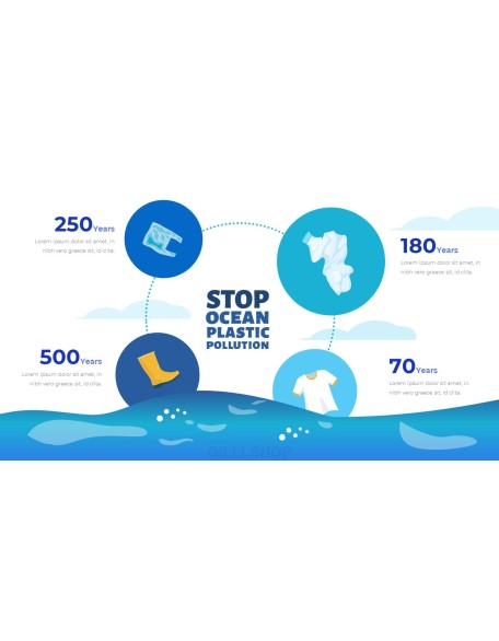 Stop Ocean Plastic Pollution PowerPoint Theme