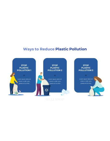 Stop Ocean Plastic Pollution PowerPoint Theme