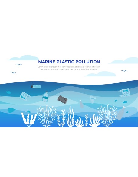 Stop Ocean Plastic Pollution PowerPoint Theme