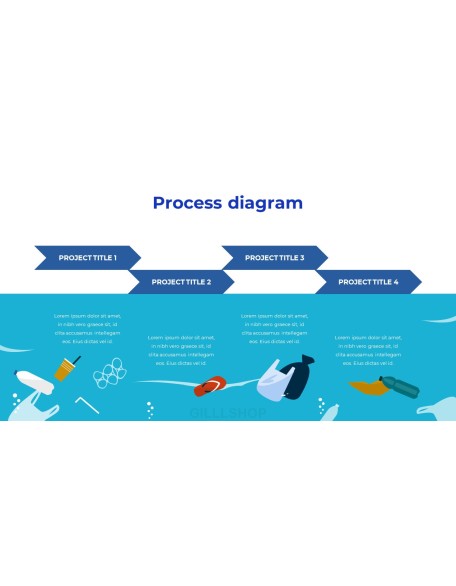 Stop Ocean Plastic Pollution PowerPoint Theme