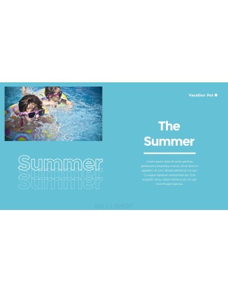 Summer Vacation PowerPoint Templates for Presentation